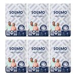 Amazon Brand - Solimo Adult Diapers Tape Style Extra Large (XL) Size, 60 Count | 122-145 cm (48" - 57") | with Fast absorption, Leak Proof, Unisex