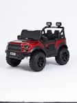 Kawaii Kids Battery Operated 4x4 Big Size Jeep 12V Battery Jeep Battery Operated Ride On Dark Red