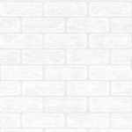 Superfresco Paintable Brick Effect White Wallpaper