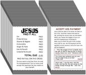 Noveread 200 Pcs Gospel Tract Card 