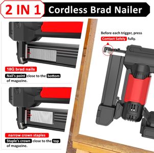 Werktough 20V Cordless Nail Gun – Lightweight Electric Brad Nailer