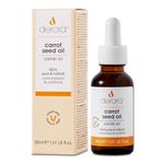 Derora Carrot Seed Oil | Nourishes Skin, Hair & Nails | 100% Pure & Natural | Cold Pressed & Unrefined | Antioxidant & Vitamin A, C & E Rich | Vegan & Cruelty Free (30ml)