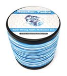 Reaction Tackle Braided Fishing Line Blue Camo 8LB 150yd