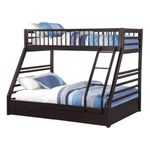 Acme Furniture XL Twin/Queen Bunk Bed with Drawers, Espresso (AC-37425)