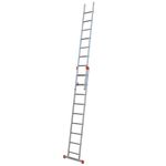 TB Davies 1102-001, Trade Double Extension Ladder, 3.0 Meter / 9.84 Feet, Extends To 4.8 Meters / 15.74 Feet, Comfort D-shaped Rungs, 3-Year Warranty, EN131 Professional