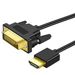 Twozoh HDMI to DVI Cable 10FT Ultra
