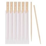 50 Pairs Wooden Chopsticks | Chopstick | Sturdy Smooth Finish Chop Sticks | Individually Wrapped Wooden Chopsticks Disposable