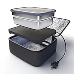 Skywin Portable Oven and Lunch Warmer Bag - Personal Food Warmer for reheating meals at work without an office microwave (Black, No Container)