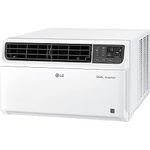 LG 23,500 BTU Dual Inverter Smart Window Air Conditioner, Cools 1,440 Sq. Ft., Ultra Quiet Operation, Up to 50% More Energy Savings, Energy Star, with LG ThinQ, Amazon Alexa & Hey Google, 230/208V