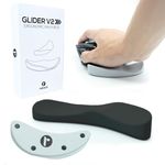 Reloot Glider v2 - Ergonomic Gliding Palm Rest, Smooth Glide, Soft Cooling Material, Sliding Wrist Pad That Moves with Your Mouse, Physician Designed for Carpal Tunnel Syndrome, Lightweight Wrist Rest