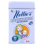 Nellie's Baby Laundry Soda - Powdered Laundry Detergent Safe For Infants Sensitive Skin, Non-Toxic, Hypoallergenic, Vegan, Fragrance Free - 80 Loads