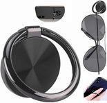 MGQFY Sunglass Holder for Car Dash,Eyeglasses Hanger for car,Cell Phone Holder Stand,Mini Hanger for Mask Car Dashboard,Glasses Holder for Car,Home,Office,etc (black), Black,