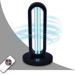 Rveal UVILIZER Tower - UV Light Sanitizer & Ultraviolet Disinfection Lamp (U-V-C Sterilizing Bulb for Home, Office, Travel | 38W Ozone Room Cleaning | US Stock)