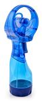 O2COOL Deluxe Handheld Battery Powered Water Misting Fan (Dark Blue) Batteries Included