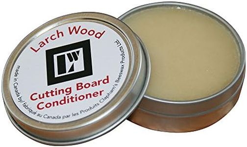 LW HANDMADE LARCH WOOD CANADA Beeswax and Mineral Oil Cutting Board Conditioner - Small (1.6 oz/ 45g)