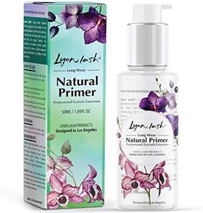 Lyon Lash Eyelash Extension Primer 1.7FL.OZ (50ml) / Cleanser/Protein & Oil Remover | Increase Adhesive Bonding Power & Retention | Pretreatment for Semi Permanent Eyelashes Extensions Glue Supplies