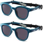 EYEBUDDY Toddler Sunglasses Age 2-4/3-5: Kids Polarized Sun Glasses for Boys/Girls 2-pack, UV 400 Shades for Children