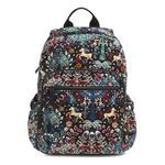 Vera Bradley Women's Cotton Campus Backpack, Enchantment, One Size