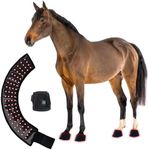 GOURIXIN Red Light Therapy for Horses, 660nm 850nm Equine Infrared Wrap for Hoof, Knee & Hock Pain Relief, 20 Min Timer, 3000mAh Rechargeable