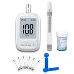 Aspen Gluco Chek 5 Seconds Glucometer Blood Glucose Sugar Testing Machine With Vial Of 25 Strips, 10 Lancets and A Lancing Device For Accurate Blood Sugar Testing at home