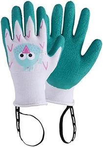 ROSTAING Gants Jardinage Enfant MARGOT - Paire de Gants de Jaridnage et Bricolage - Pour les Petites et Délicates Mains et la Sécurité de vos Enfants, Vert