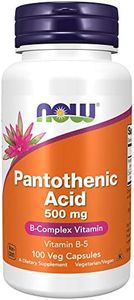 NOW Pantothenic Acid 500 mg,100 Capsules