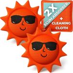 BubbyShine Hot Tub Scum Absorber for Spa Hot Tub Cleaner, Hot Tub Accessories for Adults, Hot Tub Scum Sponge for Hot Tub Oil Absorbing Sponge for Pool Cleaner, Hot Tub Sponge for Scum, 2 Pack