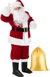 Christmas Santa Claus Costume Set S