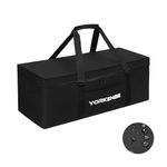 Yorkenbe Camping Tent Bag, 28x11 Inch Tent Bag Replacement, 1680D Heavy Duty Waterproof Zipper Travel Duffel Sports Equipment Bag, with Large Mouth and Padded Handles