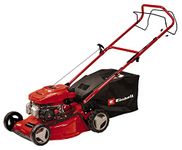 Einhell Self-Propelled Petrol Lawn Mower - 46cm Cutting Width, 4-Stroke Engine, 50 L Grass Box, 9 Cutting Height Levels - GC-PM 46/5 S Powerful Cordless Lawnmower For Large Gardens Up To 1400m²