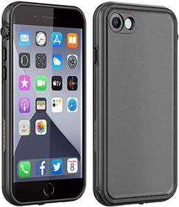 LOVE BEIDI for iPhone SE Waterproof Case(3rd & 2nd gen), Built-in Screen Protector Fully Sealed Life Shockproof Snowproof Underwater Protective Cases for iPhone iPhone SE 3rd/2nd gen 4.7"(Black)