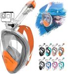 HINATAA 180°Full Face Snorkel Mask,