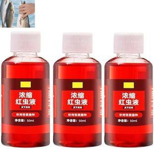 Concentrated Red worm liquid 3PCS, All-season universal fishing, natural bait additives wild fishing fish bait catfish crucian carp grass carp tilapia roach roach bream universal opening agent
