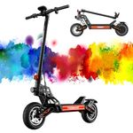 TODIMART S9 Electric Scooter, 65-100 Km Range, 48 V 20.8 Ah Battery, Electric Scooters Adult 10 Inch Tubeless Offroad, 150 KG Load Capacity for Adults, 3 Speed Mode, Double Suspension (Key Start)