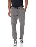 Southpole Men's Fleece Jogger, Grey(Marled), Medium