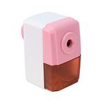 QIRUIRED Pencil Sharpeners Manual Sharpener Desktop Colored Pencil Sharpener Handheld Children Kids Gift School Stationery Office Students Supplies (Red)