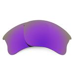 Revant Replacement Lenses Compatible With Oakley Flak Jacket XLJ, Non-Polarized, Plasma Purple MirrorShield