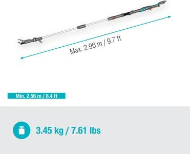 Gardena Cordless Telescopic Tree Pruner – Adjustable Pole Saw