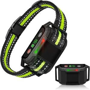 Dog Bark Collar, Rechargeable Smart Anti Barking Collar for Large Medium Small Dogs, No Shock Bark Collarfor Dogs with 5 Sensitivity Levels, Anti Bark Collar with Adjustable Ultrasonic Beep Vibration