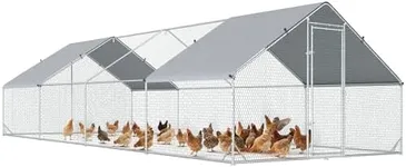 PawHut Large Chicken Coop Metal Chi