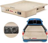 Pittman Outdoors PPI-505 AirBedz Tan Truck Bed Air Mattress | Mid Size-Short Bed, 5-5.5 Feet in Length with Built-in Rechargeable Battery Air Pump | Tailgate Extension Included