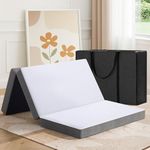 MASVIS Trifold Mattress, 4 Inch Mem
