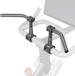 CyclingDeal 1 Pair of Swept-Back Handlebar Extenders for Indoor Exercise Bike - Backsweep Bar Extensions for Peloton - Compatible with Bicycle Handlebar Grips