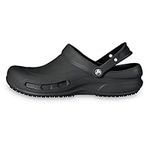 Crocs Unisex Bistro Clogs, Black, 6 UK Men/ 7 UK Women