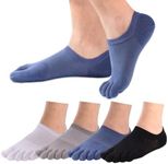 Meaiguo Toe Socks No Show Running F