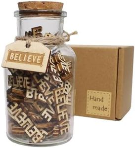 Jar of believe Gift Jar,Give a believe in a Bottle Gag Gift Birthday,Holiday, halloween decorations Christmas,Funny Gift,Gift to Friend, Valentines Day Encouragement Gift