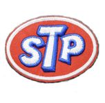 STP Racing Logo Scientifically Treated Petroleum Science Technology Performance Mechanic Car Classic 2.8" Iron On Patch for Clothing