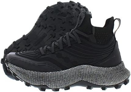 Saucony Endorphin Trail Womens Shoes, Black/Gravel, 9