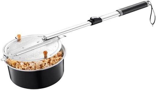 6252 Great Northern Popcorn Pit Popper Campfire Firepit Popcorn Popper - Theater Popcorn Outdoors!