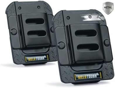 MELOTOUGH Drill Holder for Tool Belt,Tape Measure Holder,Tape Measure Belt Clip,Drill Belt Clip,Drill Clip for Tool Belt,Tool Belt Clip,Measuring Tape Holder for Belt(Black),2PCS